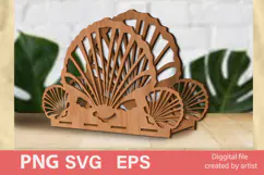 stand svg, stand for napkins svg, home decor svg, laser cutt Product Image 1
