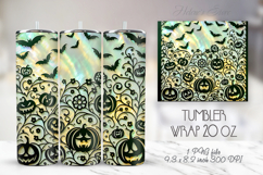 Halloween tumbler 20oz wrap sublimation designs BUNDLE Product Image 23