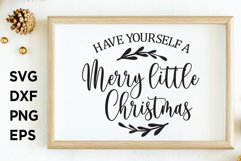 Merry little Christmas SVG Product Image 1
