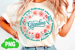 Floral Grandma Png, Mothers Day Png Product Image 1