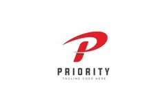 Priority P Letter Logo Product Image 1