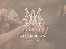 MA AM Wedding Monogram Logo | Elegant Initials Vector Product Image 4