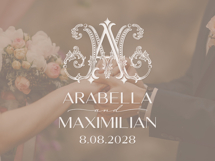 MA AM Wedding Monogram Logo | Elegant Initials Vector Product Image 4