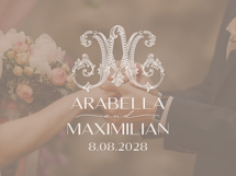 MA AM Wedding Monogram Logo | Elegant Initials Vector Product Image 7