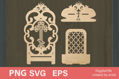 stand for icon svg, stand svg, file for laser cutting Product Image 2