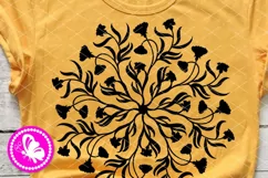 Mandala flowers svg Floral mandalas png clipart Shirt Pillow Product Image 1