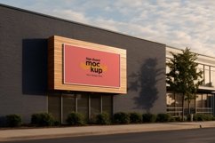 Roadside Billboard Sign Mockup Outdoor Signage Template Product Image 1