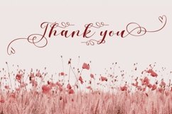 Web Font Elisscia Script Product Image 9