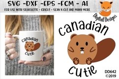 Canadian Cutie Beaver SVG Product Image 1