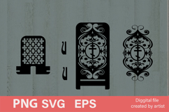 stand for icon svg, stand svg, file for laser cutting Product Image 2