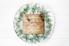 Farmhouse Sign SVG - Mom's Iced Coffee Recipe Product Image 3