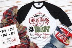 Home for Christmas in Therapy for New Year SVG Product Image 1
