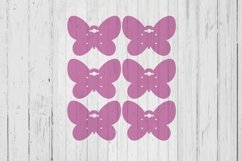 Butterfly Earrings card template svg png ai files Product Image 1