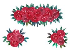 Watercolor Flower lllustration, Sublimation Designs Product Image 3