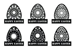 Papercut Mandala Happy Easter Eggs Set Product Image 2