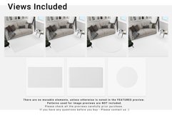 3 Types of Carpets & Floor in Living Room Mockup Set Product Image 5