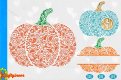 Paisley Pumpkin SVG | Fall SVG Product Image 1