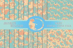 22 high quality camo digital papers, Instant download Product Image 1