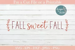 Fall sweet Fall SVG, PNG, DXF, EPS, JPEG Product Image 3