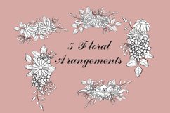 Floral Line Art Product Image 2