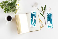 Little Mermaid Bookmark|Sea paper cut bookmark Product Image 3