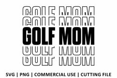 Gold Mom SVG | Stacked SVG Product Image 2