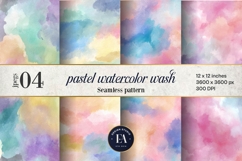 Pastel Watercolor Wash | Soft Abstract Texture Product Image 1