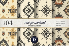 Navajo Minimal Pattern | Minimal Tribal Texture Product Image 1
