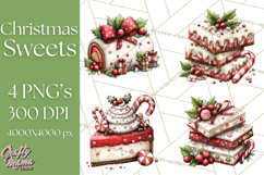 Christmas Treats Cookies Cocoa Clipart PNG Product Image 1
