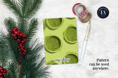 Matcha Green Tea Pattern, Matcha Aesthetic Digital Paper Product Image 4