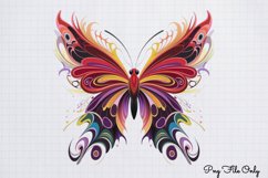 Smoke Butterflies Clipart PNG Product Image 1
