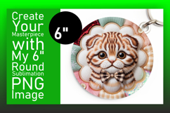Artistic Round Design Car Coaster , Holiday Pets Product Image 1
