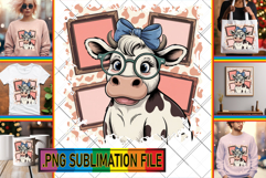 LUMINOUS TSHIRT Art Ideas, Cute Cow Product Image 1