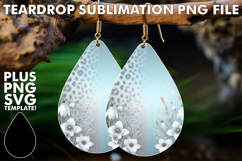 Sparkling Teardrop Earrings Design, Leopard Prints Product Image 1