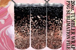 Leopard Tumbler Wrap - Sublime Sparkle 20oz Product Image 1