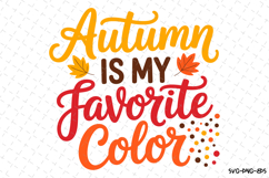 Autumn is my favorite color Svg | Halloween Svg | Svg File Product Image 1