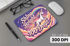 100 days of school Mouse Pad, Teacher PNG Sublimation Design Product Image 1