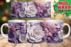 Winter's Radiance Christmas Mug Sublimation, 11oz &amp; 15oz Product Image 1