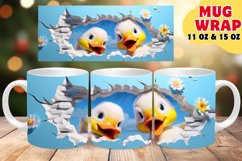 Sweet Creatures in Your Sip: Sublimation Mug Art Product Image 1