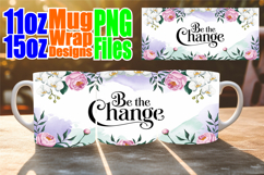 Cheerful sunsets 11oz 15oz sublimation wrap, Quote Product Image 1