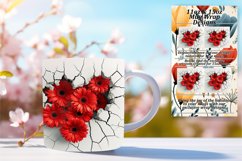 Spring Bliss: Crack Wall Heart Mug, Various Sizes Product Image 1