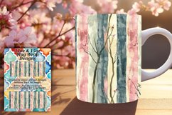 Striped Flower Mug Wrap - Sublime Spring Product Image 1