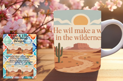 Bold 11oz Mug Wrap Png Design , Religious Product Image 1