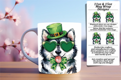Unique 11oz Mug Wrap Png Template , St Patrick Product Image 1