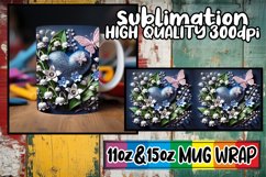 Happy memories 11oz 15oz mug wrap, 3D Heart Product Image 1