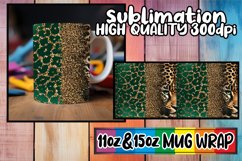 Leopard Luxe &amp; Flower Fusion Mug Patterns 15oz 11oz Product Image 1