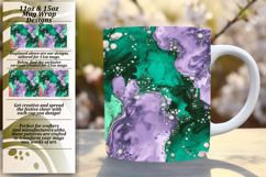 Sophisticated 15oz Mug Wrap Png , Abstract Pattern Product Image 1