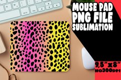 Fashionable Leopard Glitter Mouse Pad Design Patterns PNG Product Image 1