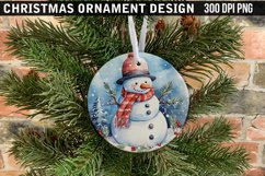 Christmas Ornament Sublimation PNG Design Product Image 1