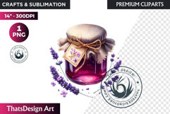 Lavender Clipart PNG, Purple flower arrangement sublimation Product Image 1